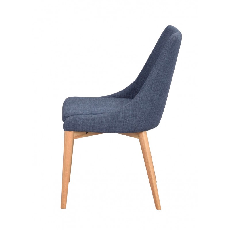 RO Be Dining Chair Blue/Oak